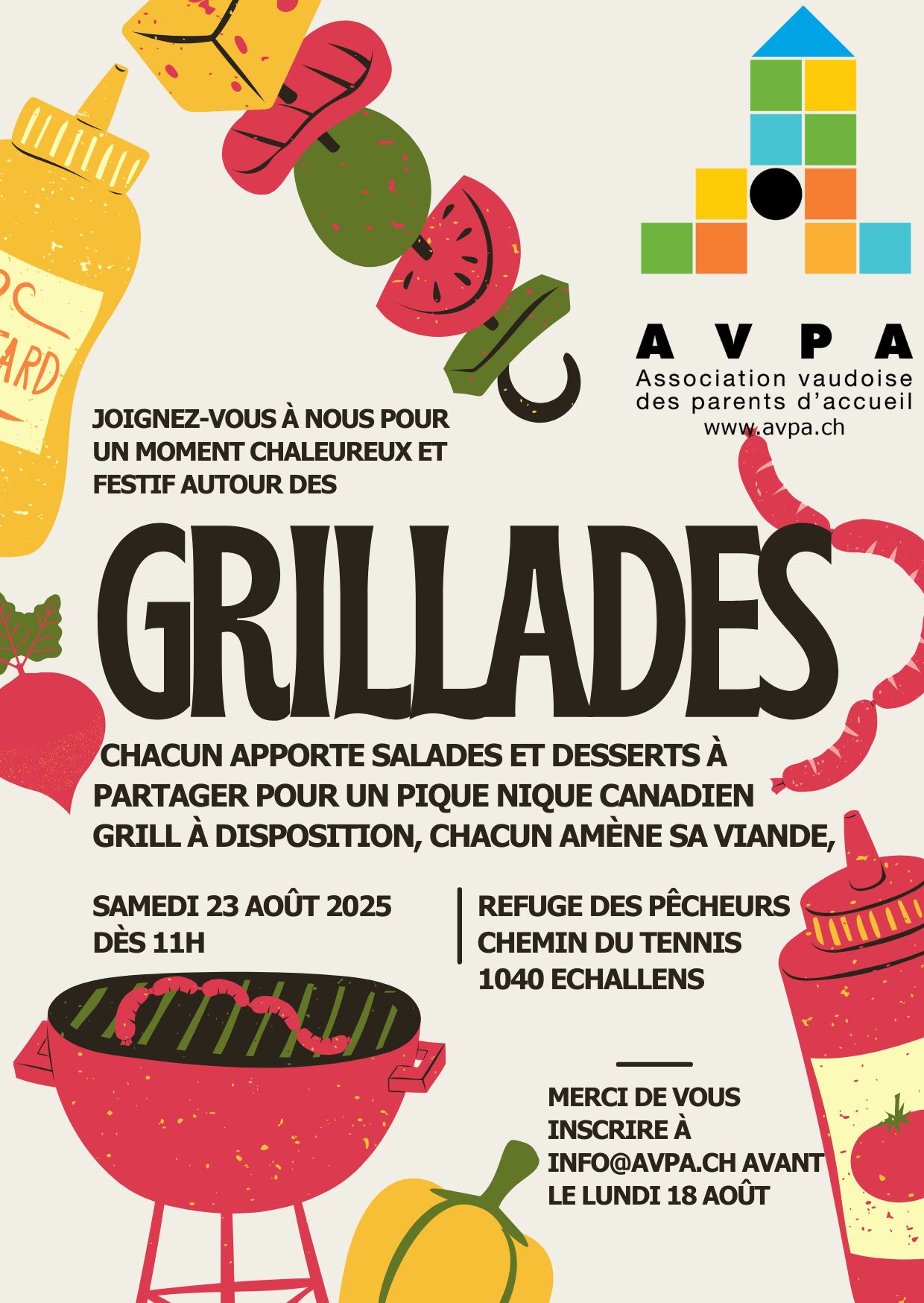invitation grillades AVPA